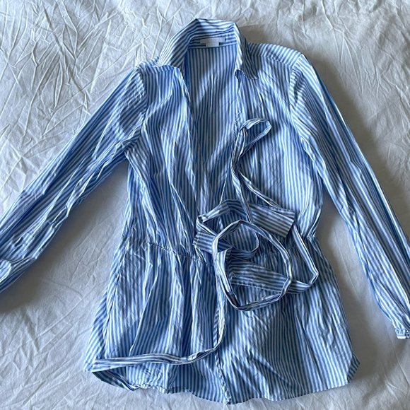 Striped Cotton Blouse - Picture 3 of 5